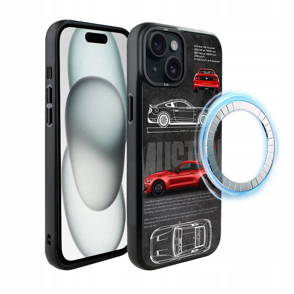 Pouzdro iPhone 15 Plus Ibizu DropGuard Pouzdro s MagSafe, Gt V8 „Coyote“