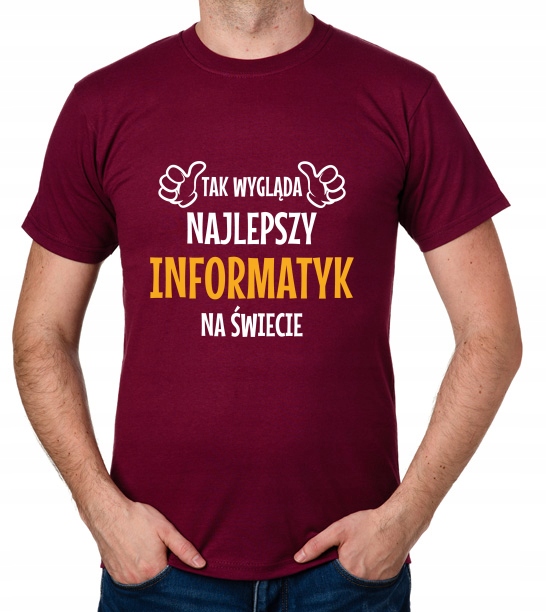 

koszulka Najlepszy Informatyk prezent