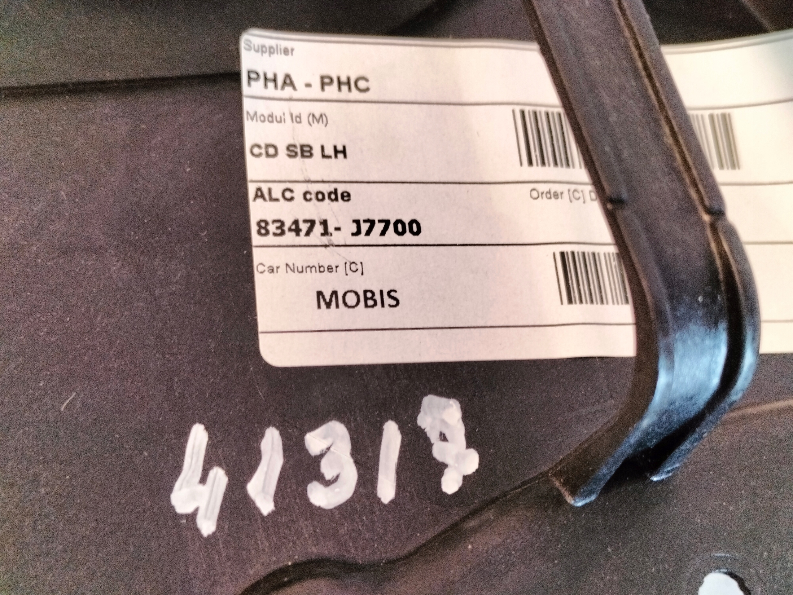 window regulator door panel rear part left KIA PRO CEED PROCEED III 18