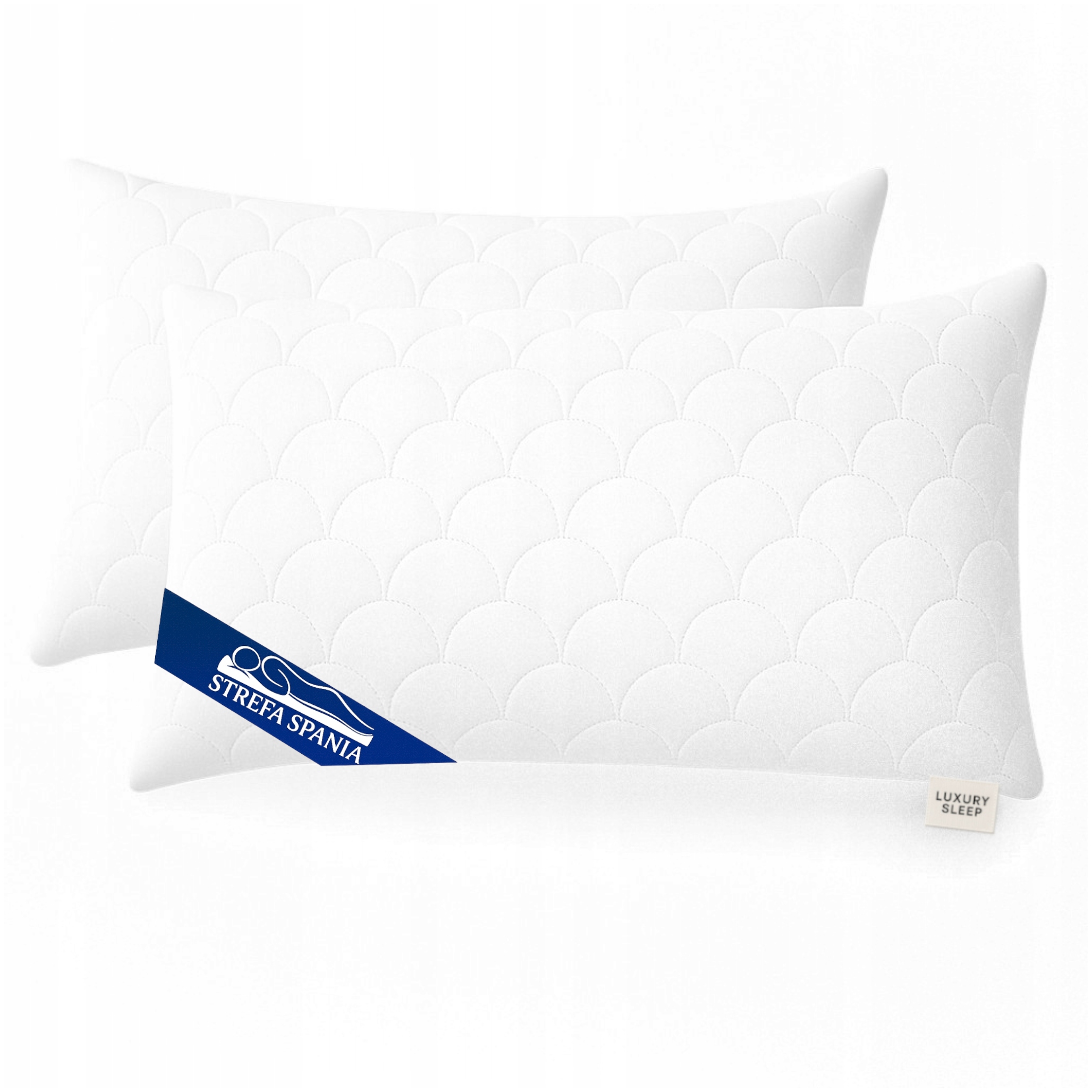 Sada Premium 2x polštář prošívaná 70x90 cm Antialergická Pl Zámek