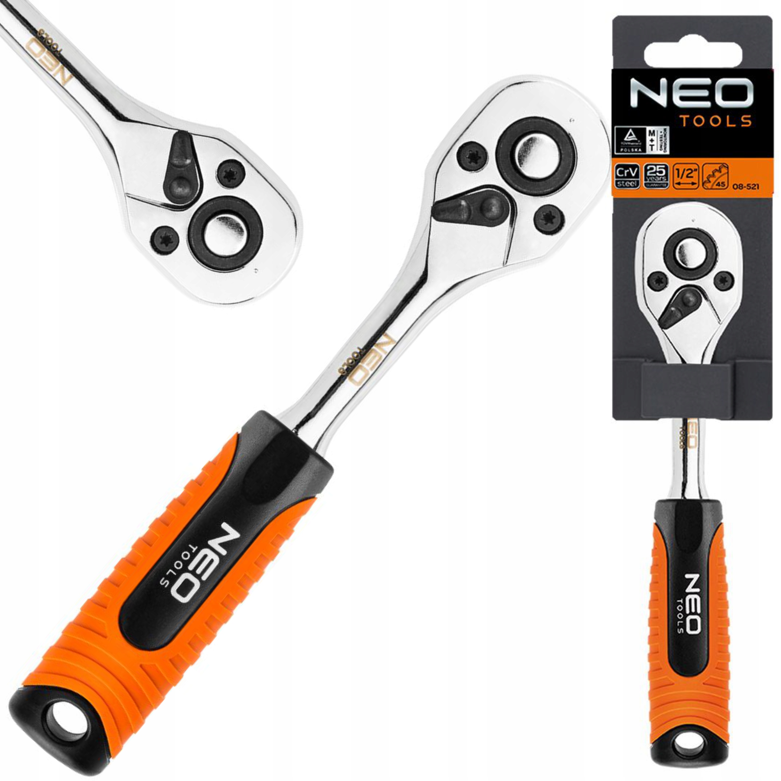

Neo Grzechotka Prosta Nasadki 45T 1/2" 265mm