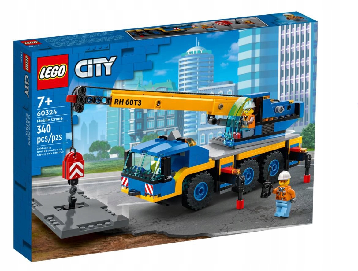 

Lego City Budowa Samochód 60324 Żuraw Auot Dźwig