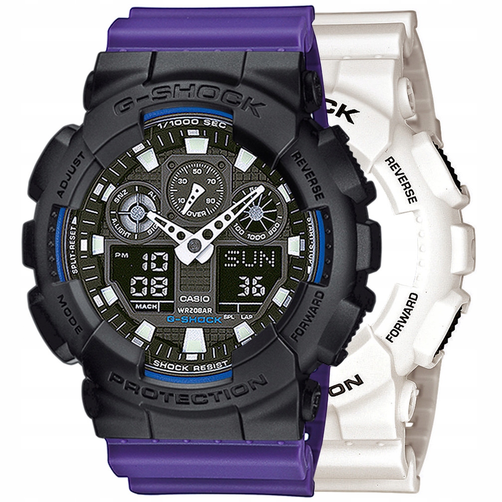 Hodinky Casio G-Shock Set GA-100B-7AER Luneta 10358741 Řemínek 10498156 20