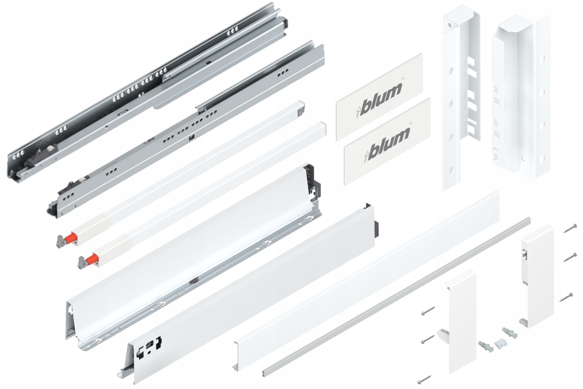 Blum Tandembox 650 Šuplík , Vnitřní střední, C, Bílá