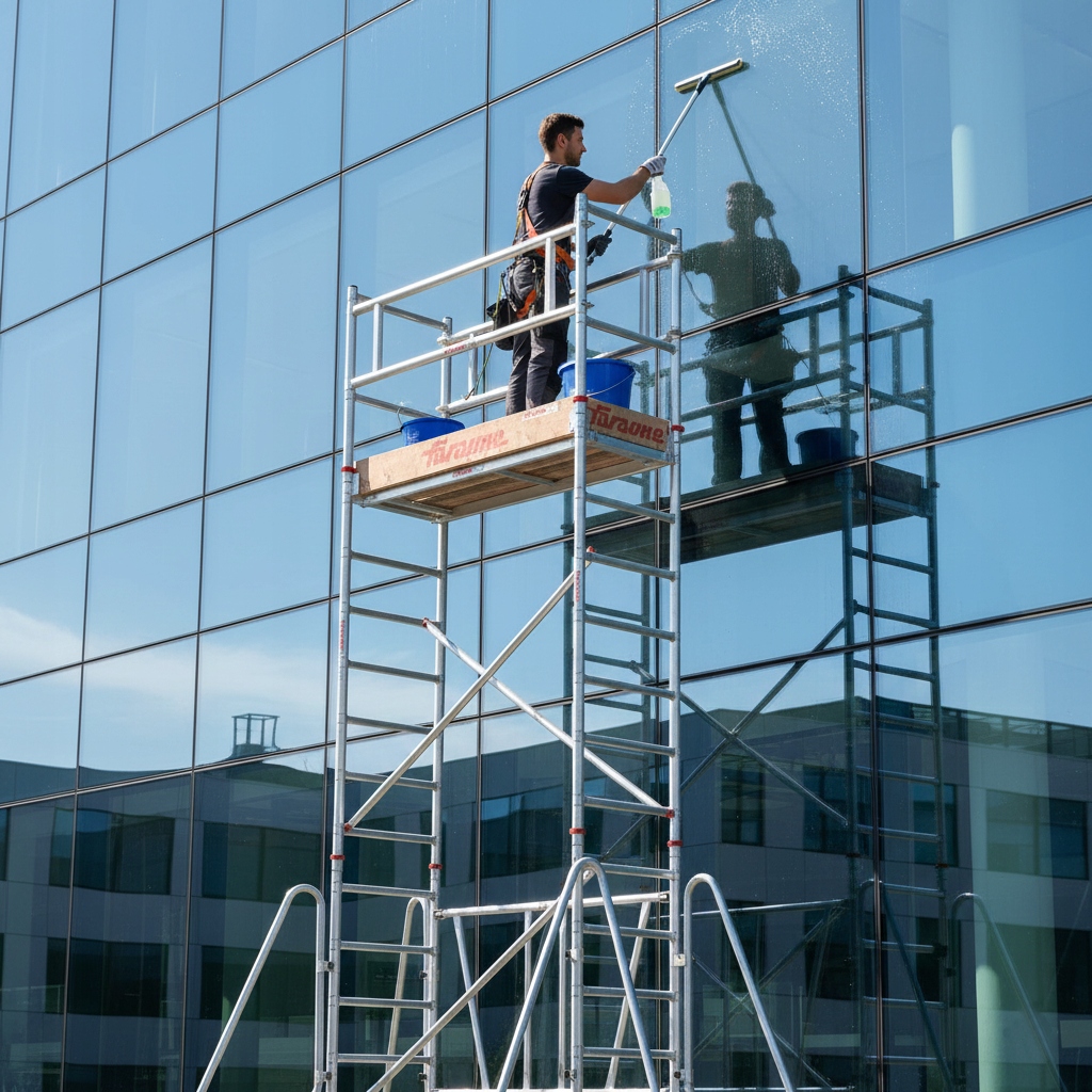 Rusztowanie aluminiowe jezdne składane FARAONE COMPACT XS 160 x 75 cm 160 pakiet  A+B+C - 5,70 m — 19