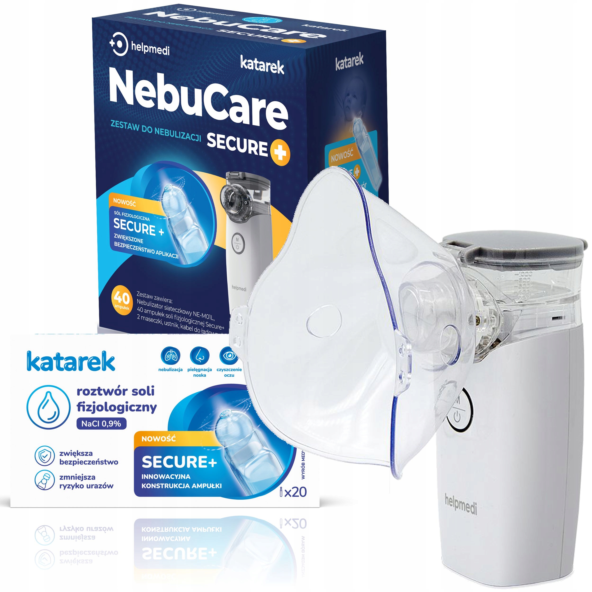 

Nebulizator Inhalator Nebucare Secure+ Sól Katarek