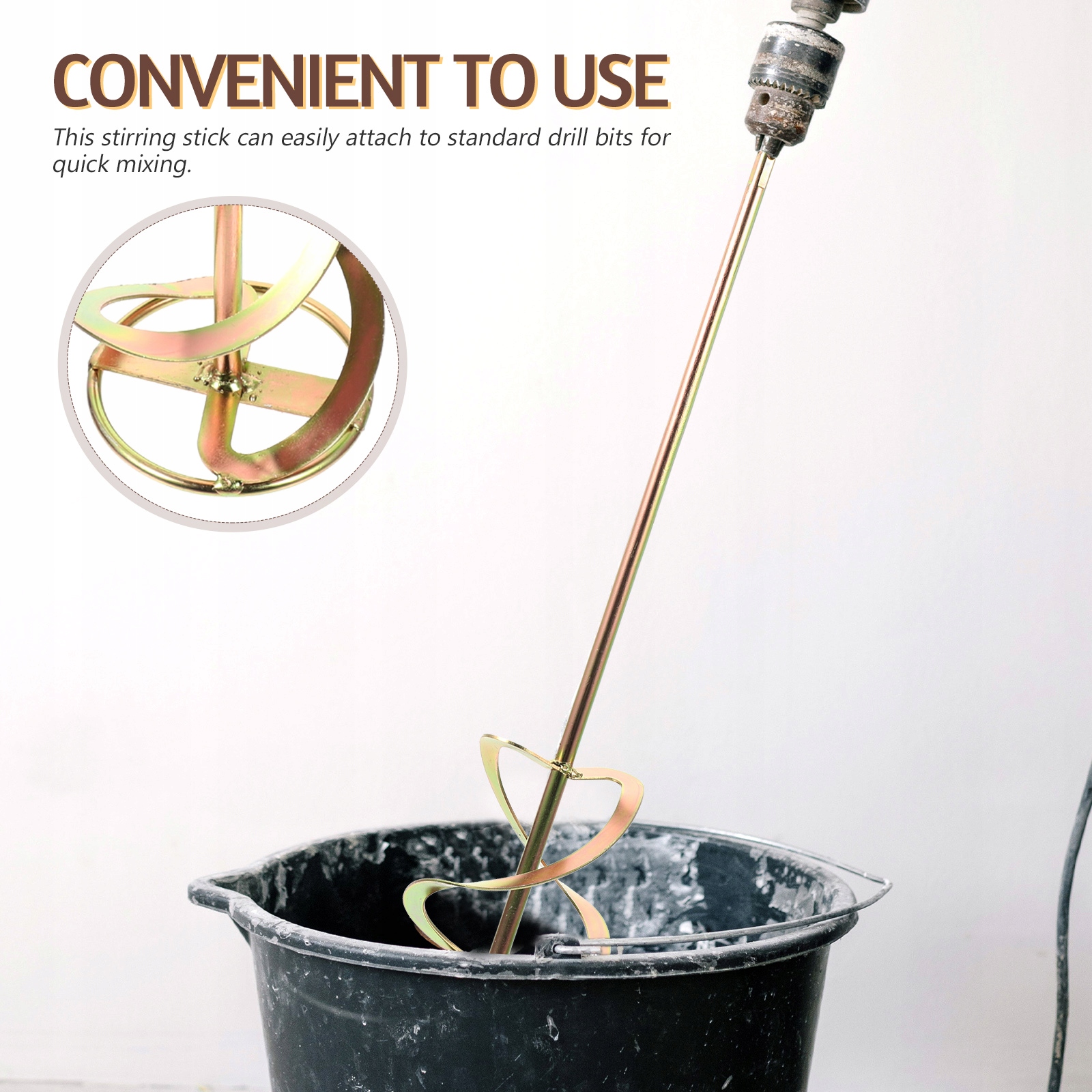 AKCESORIA MIESZALNIK DO FARB I MUŁÓW DO GŁOWICY WIERTARSKIEJ Marka bez marki