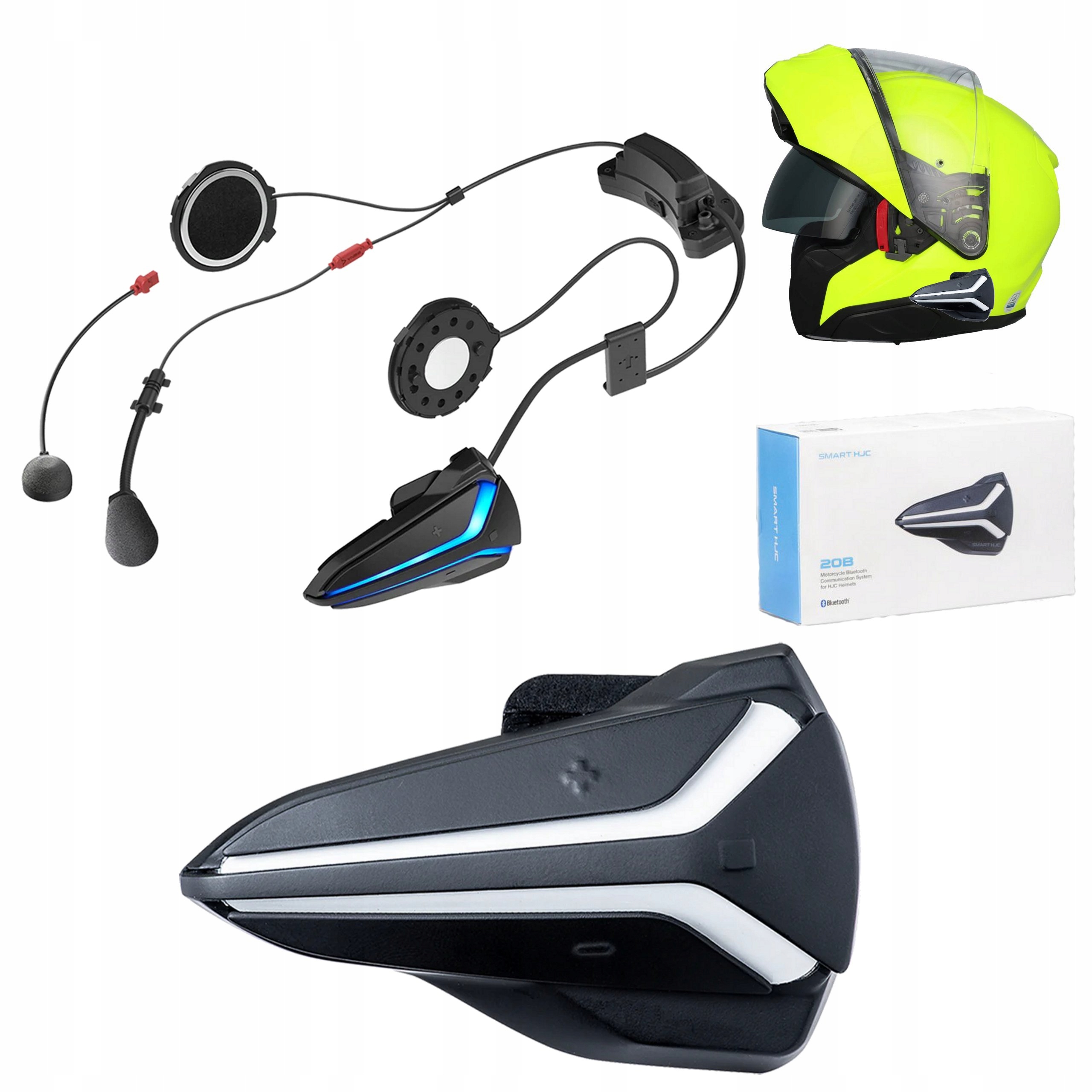 Interkom Hjc Smart 20B Sena Pre Motocyklovú Prilbu Rpha F70 i90 V90
