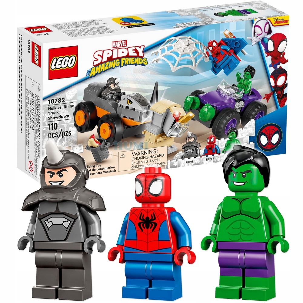 

Lego 10782 Hulk kontra Rhino Spider-Man pojazdy