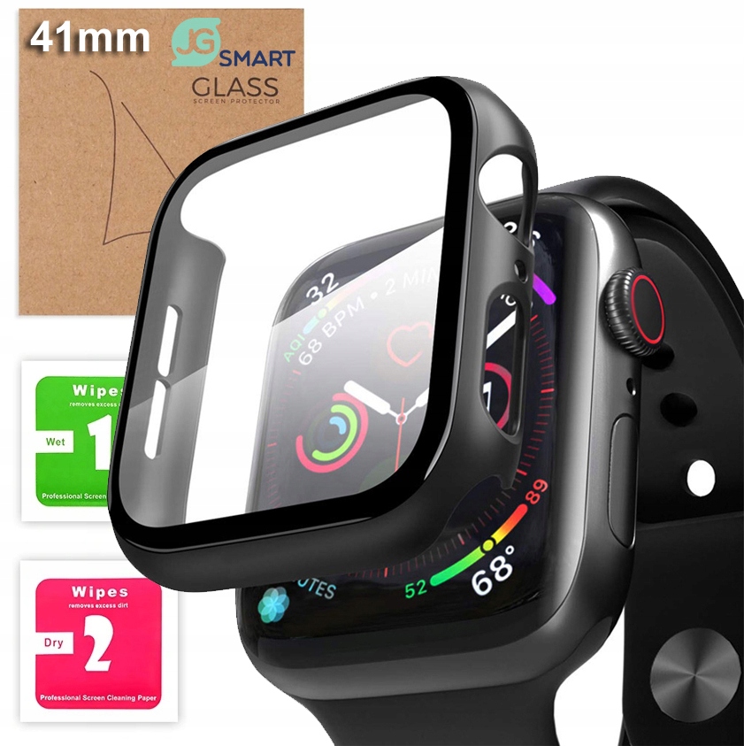 

Obudowa Etui + Szkło 2w1 Apple Watch 4 5 6 Se 41mm