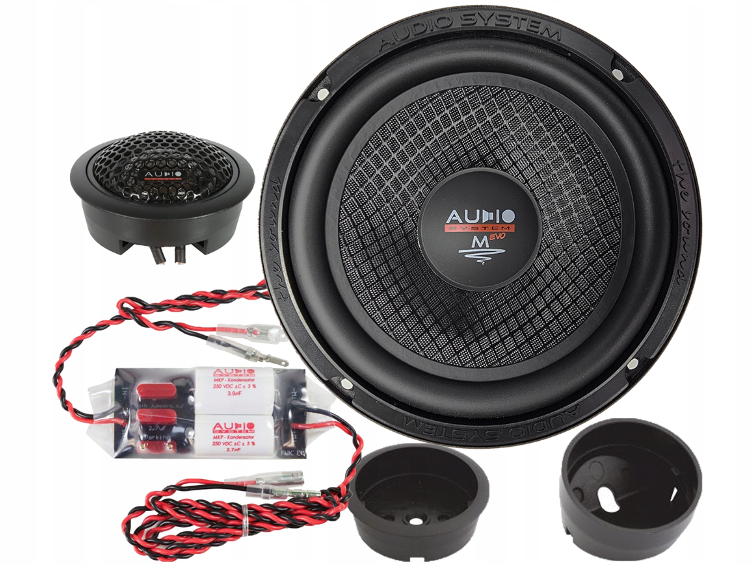 Audio System M165EVO3 Auto Hodiny 16,5cm 2x90W 94,3dB Dvojpásmové