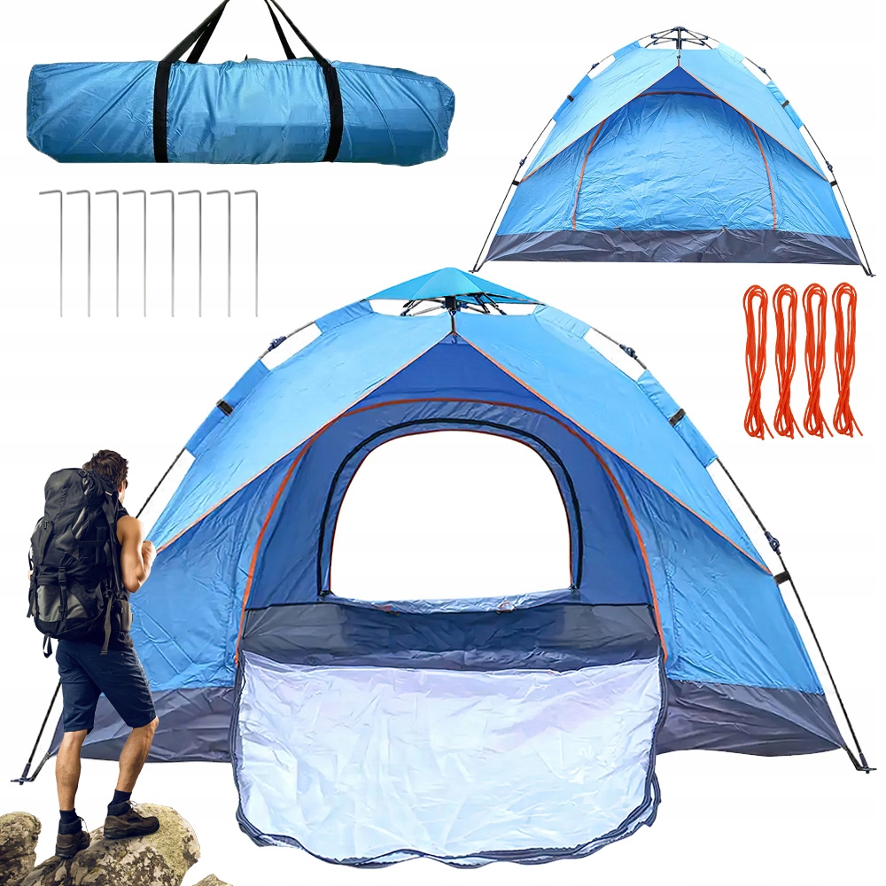 Stan Pro 3-4 Osoby, Větruodolný, Lehký 200*200*130 CM