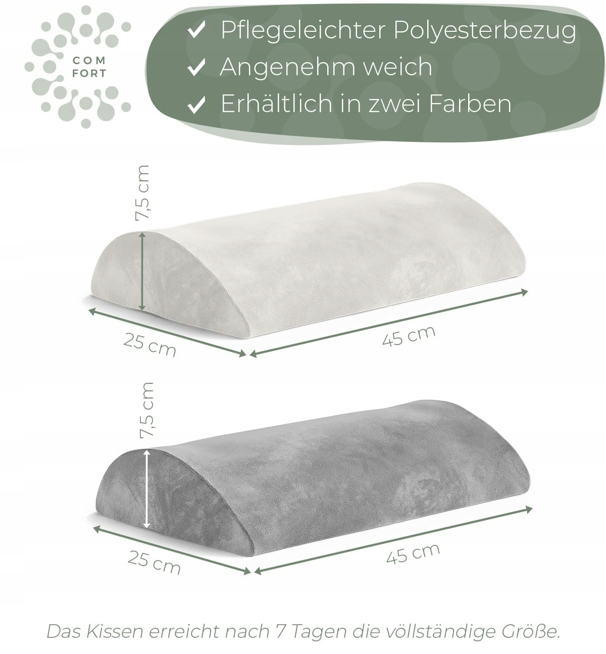 ERGONOMISCHES Poduszka Lędźwiowa Ergonomiczna Ortopedyczna Biała — miniatura 5