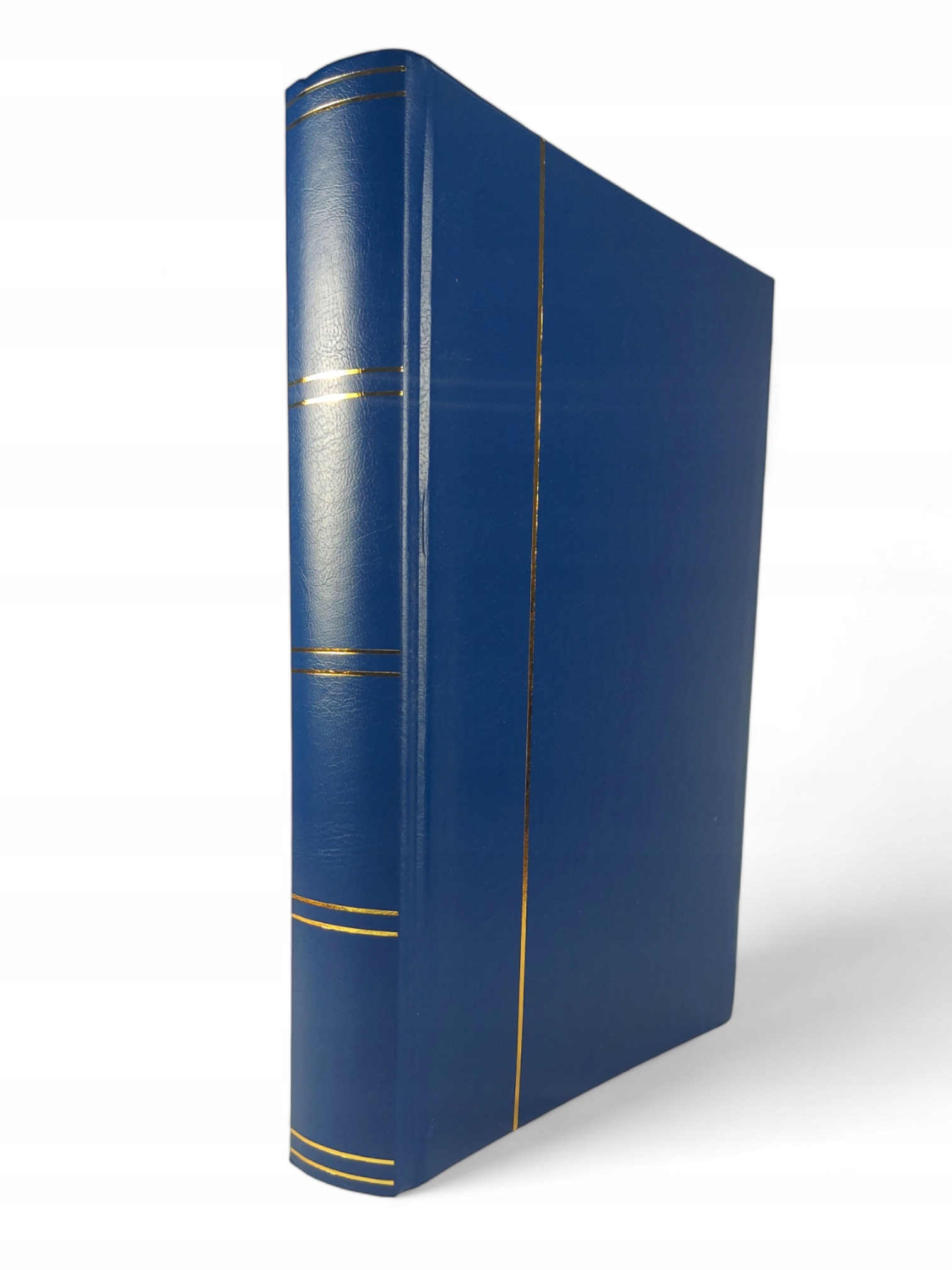 Klaser na známky Leuchtturm Basic A4 60 černé strany Modrá