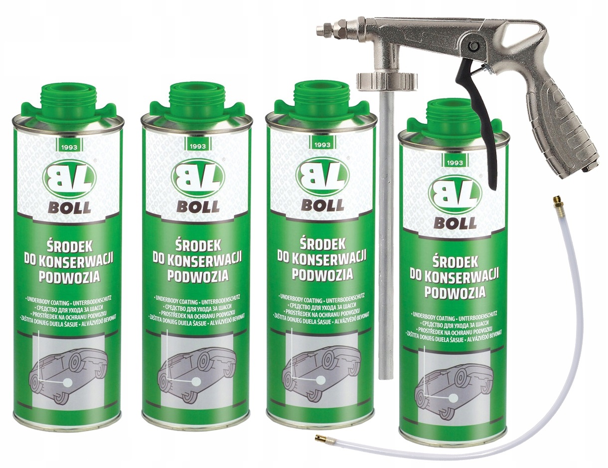 КОМПЛЕКТ ДЛЯ ОБСЛУЖИВАНИЯ ШАССИ BOLL 4L + ПИСТОЛЕТ