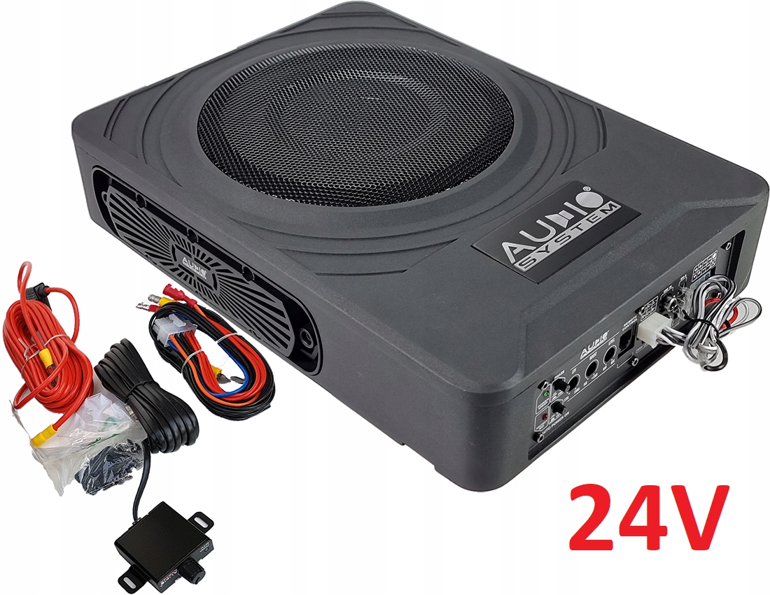Audio System US08 Active 24V Evo Aktivní subwoofer pro Nákladní Automobily pod Křeslo