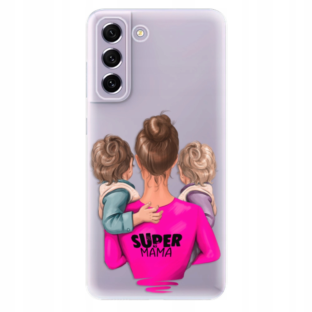 Silikonowe etui Mama Two Boys do Samsung Galaxy S21 Fe 5G