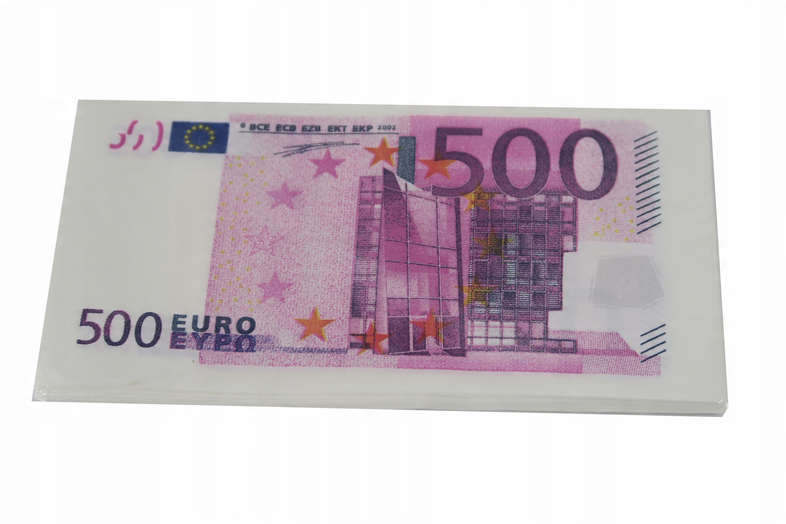

serwetki papierowe dolary euro 10szt. 34x32