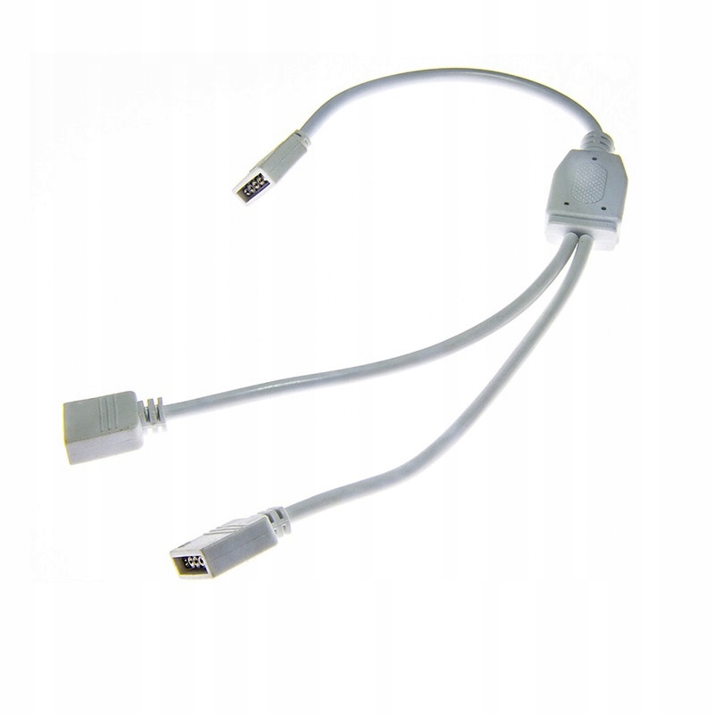 Rozgałęźnik rozdzielacz RBG 1 na 2 do taśm LED RGB