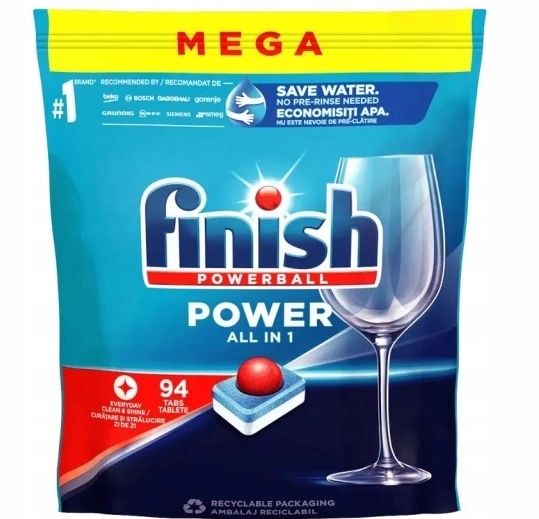

Finish, All in 1 Max, Tabletki, 94 sztuki