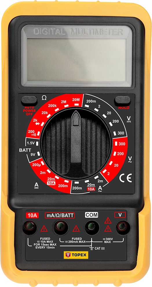 MIERNIK ELEKTRONICZNY UNIWERSALNY TOPEX 94W105 Marka Topex