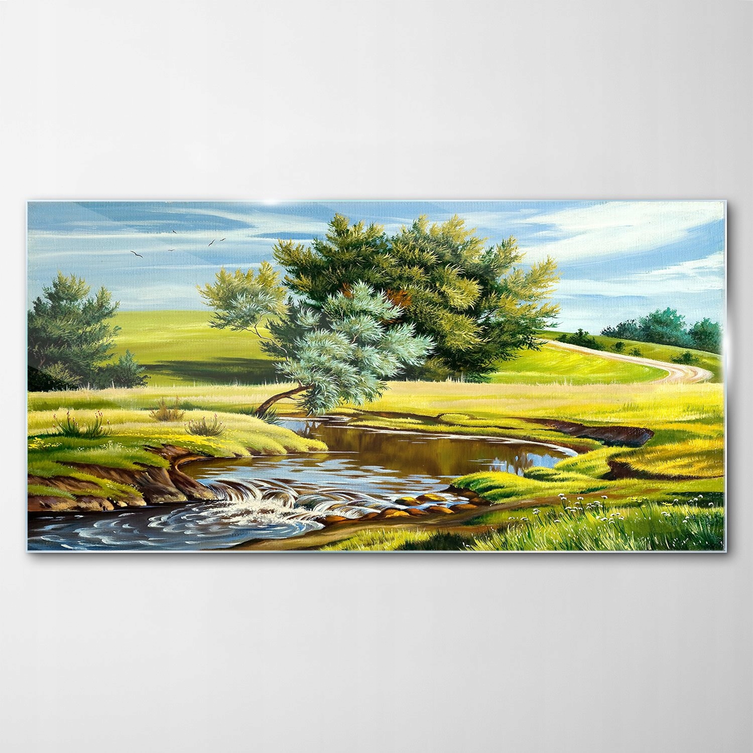 

Obraz na Szkle Dekor Krajobraz Rzeka Lato 120x60