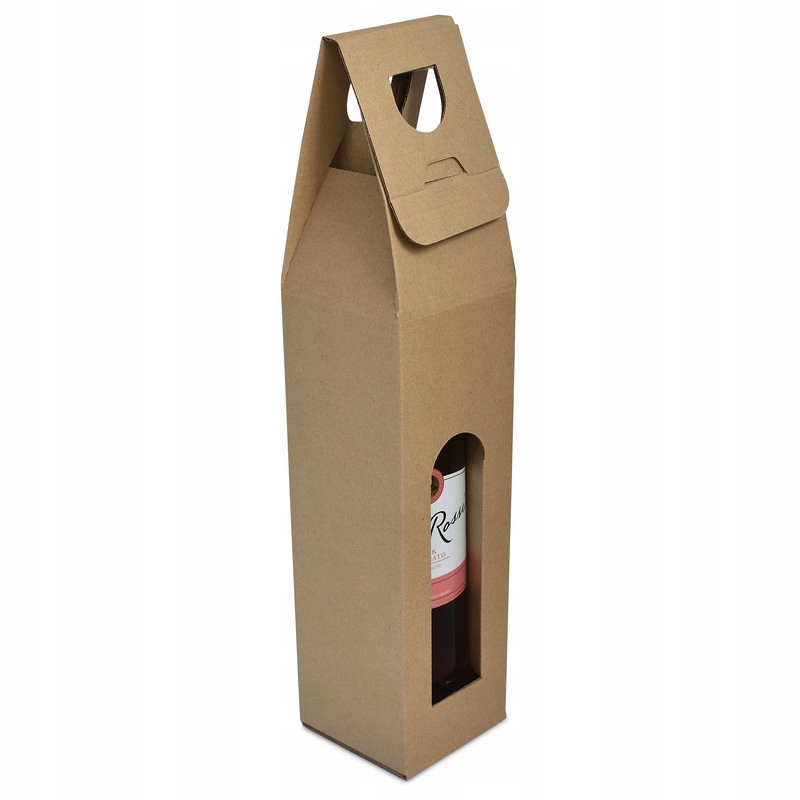 

Karton fasonowy Na Wino 80x80x335mm brąz