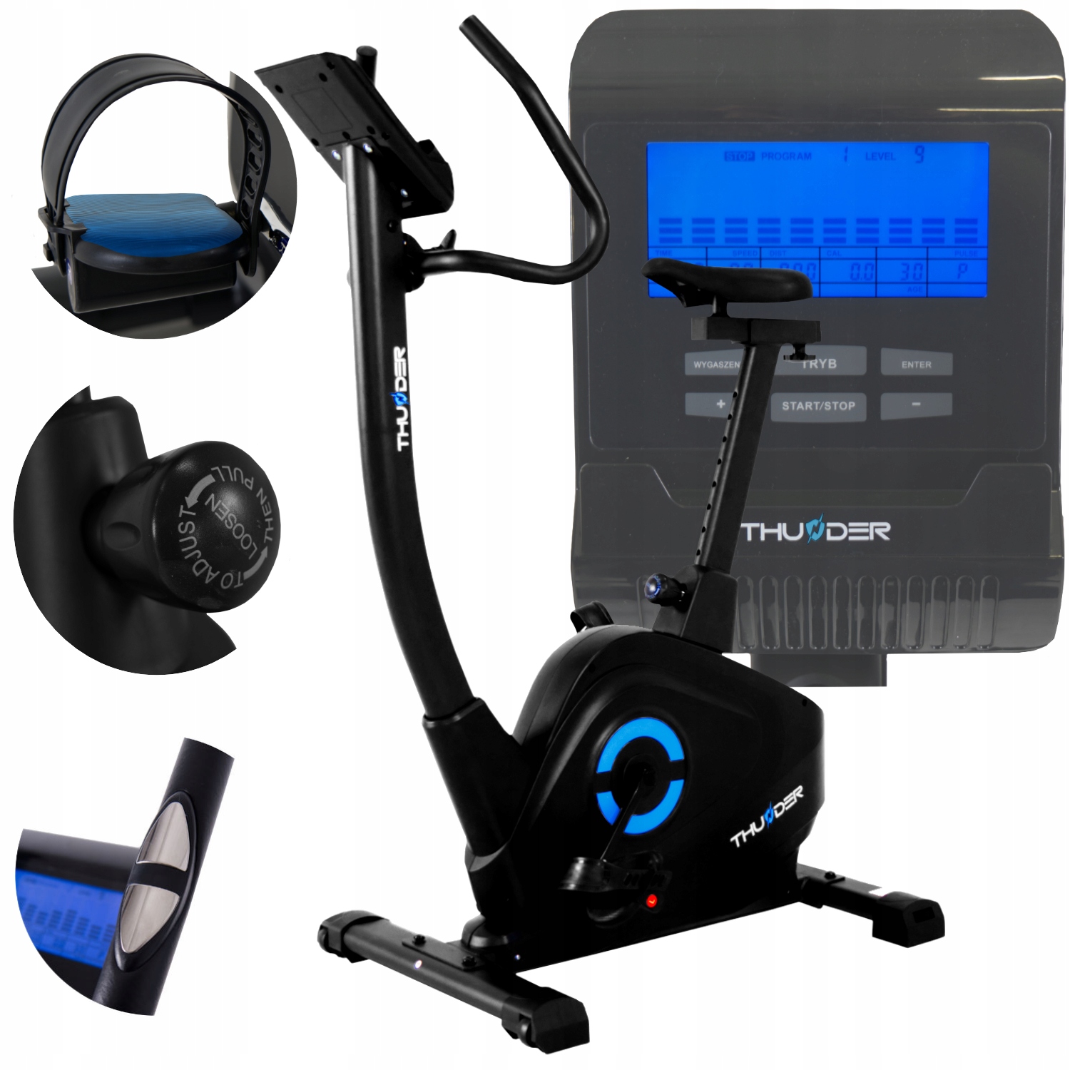 

Rower Pionowy Thunder Space Rowerek Stacjonarny
