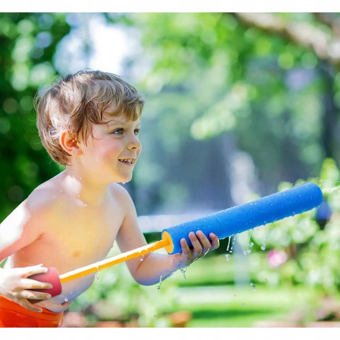PISTOLET NA WODĘ 40CM SIKAWKA WODNA DLA DZIECI MIOTACZ WODNY POMPKA ZABAWKA Rodzaj pistolet na wodę