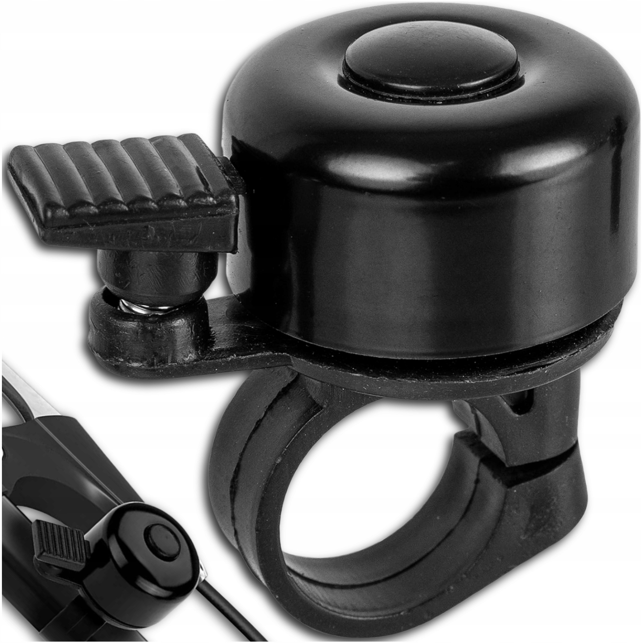 DZWONEK ROWEROWY METALOWY MANUALNY GŁOŚNY NA ROWER ROWEREK HULAJNOGĘ