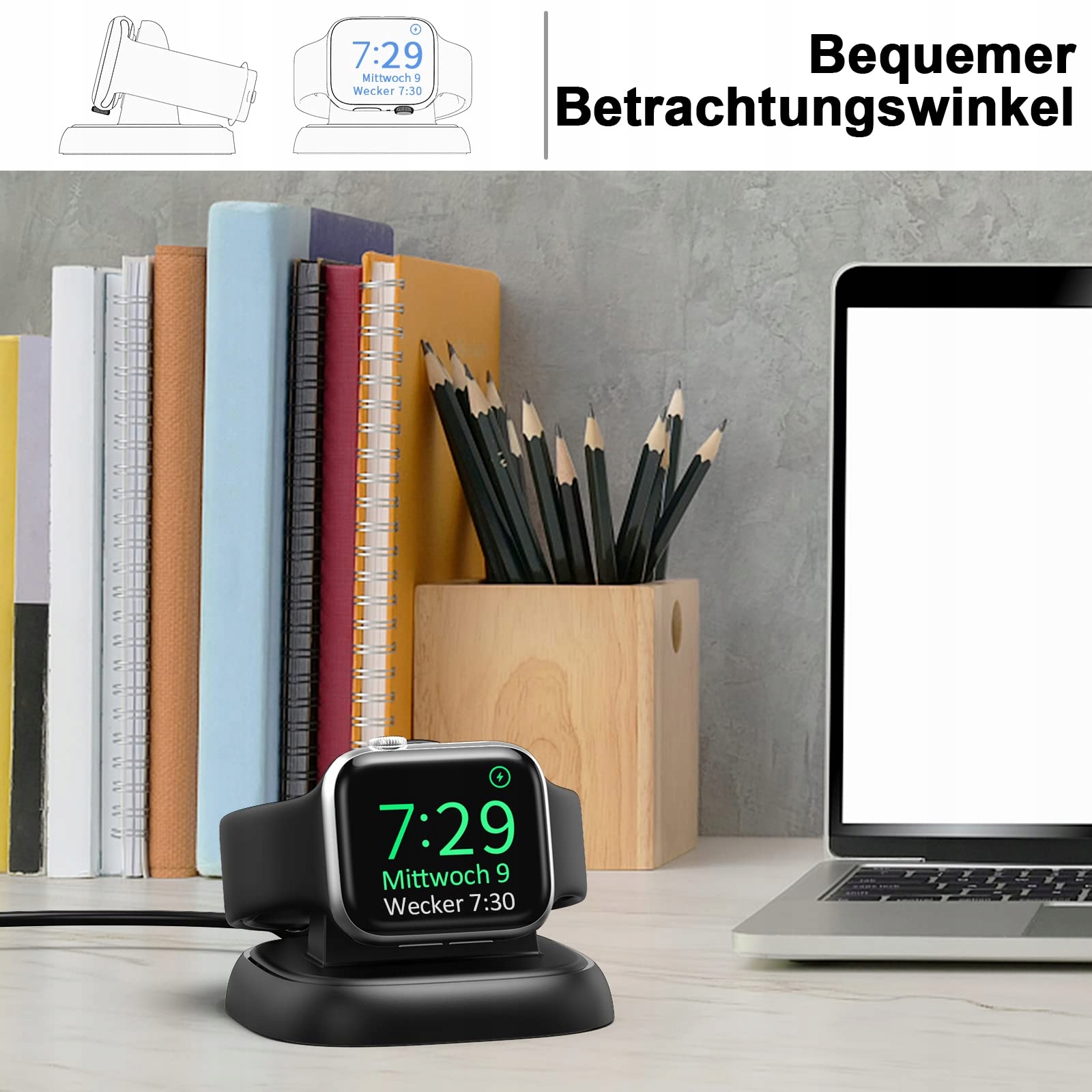 LVFAN Ładowarka Do Apple Watch Magnetyczna Stacja Ładowania USB-C — miniatura 6