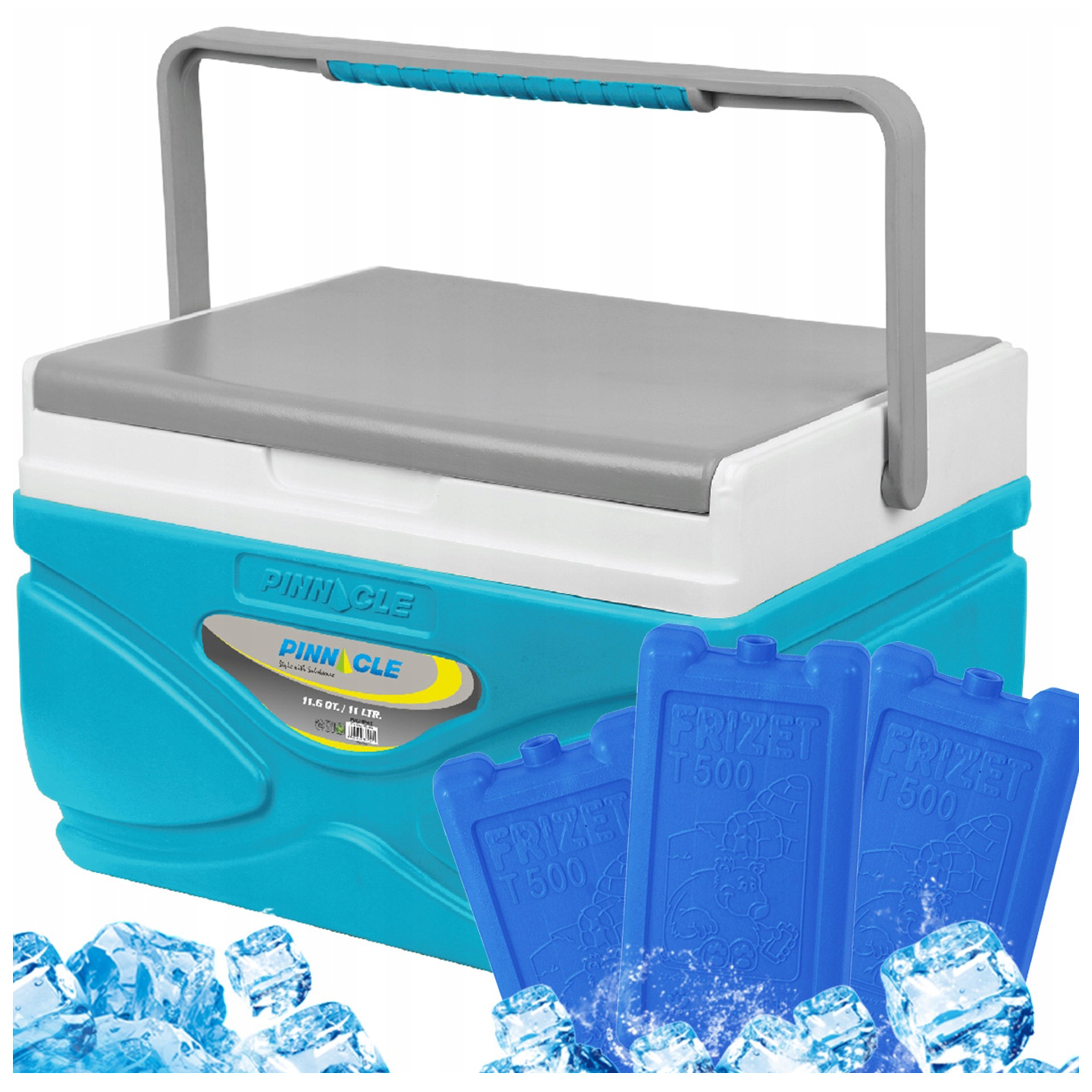 Turistická lednička na náplně 11L Pinnacle Tpx 8001 tyrkysová 3 náplně