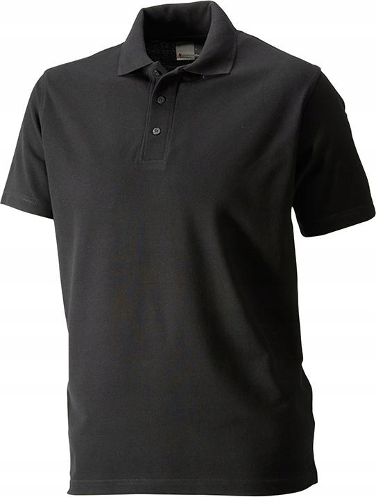 

Koszulka polo męski bawełniany tshirt XXXL czarna