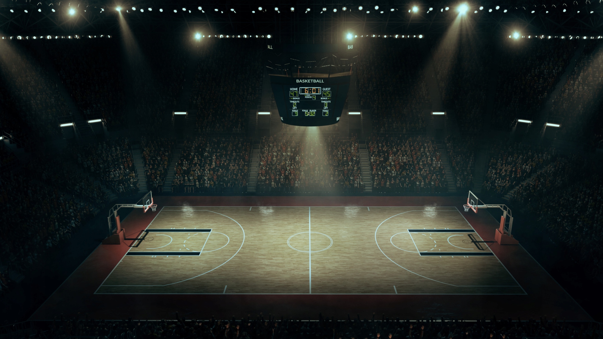 Piłka do koszykówki kosmiczny mecz Spalding 7 Model Space Jam Tune Court