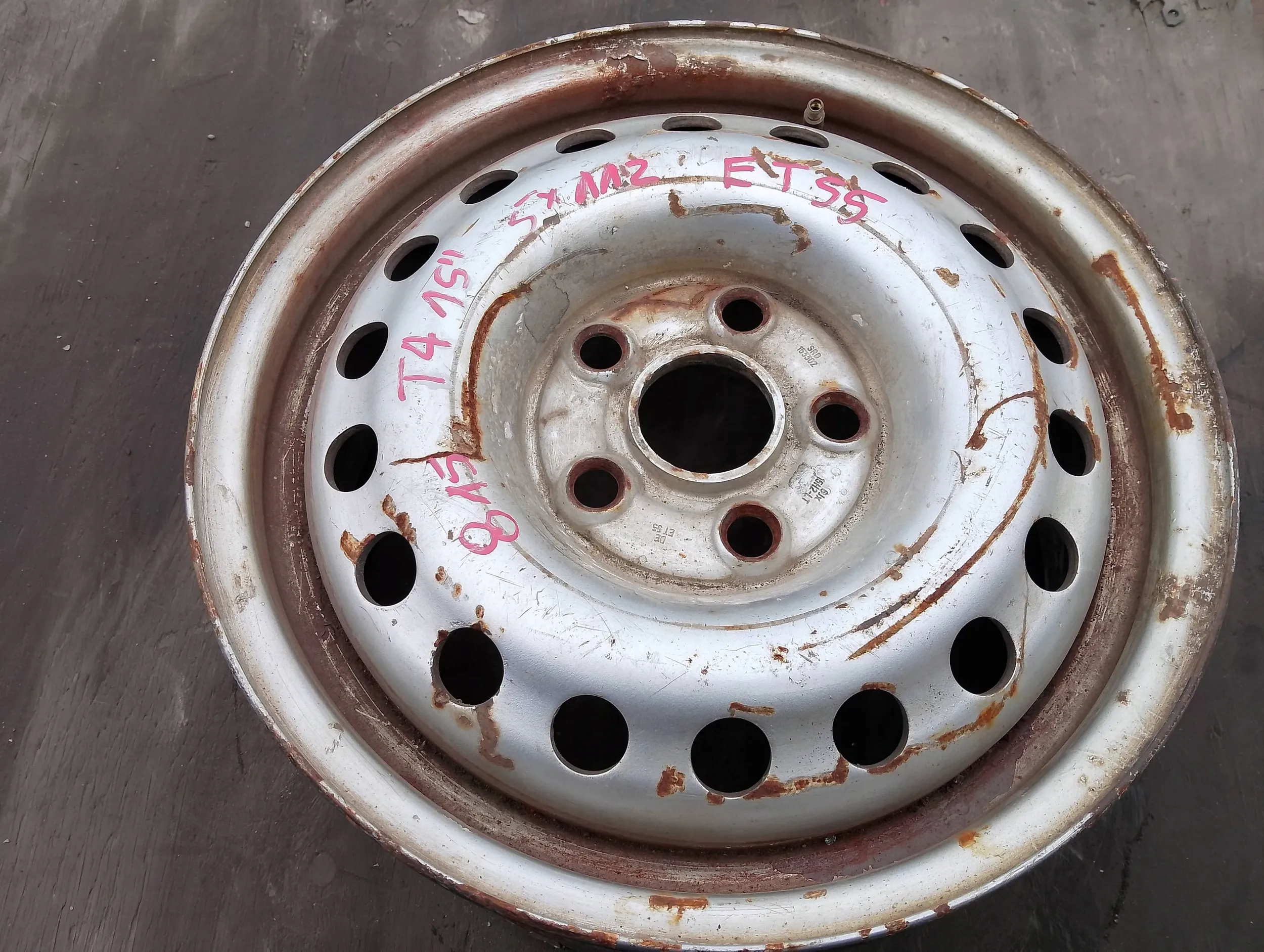 disk stalowa Volkswagen T4 15" 5x112 Et 55