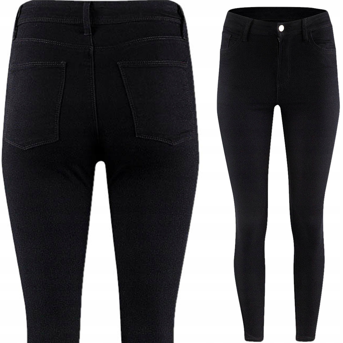 

Primark Czarne Spodnie Jeansy Rurki 164 cm