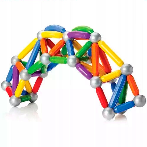 KLOCKI EDUKACYJNE MAGNETYCZNE KONSTRUKCYJNE MAGNETIC STICKS JAKOŚĆ Bohater Inny