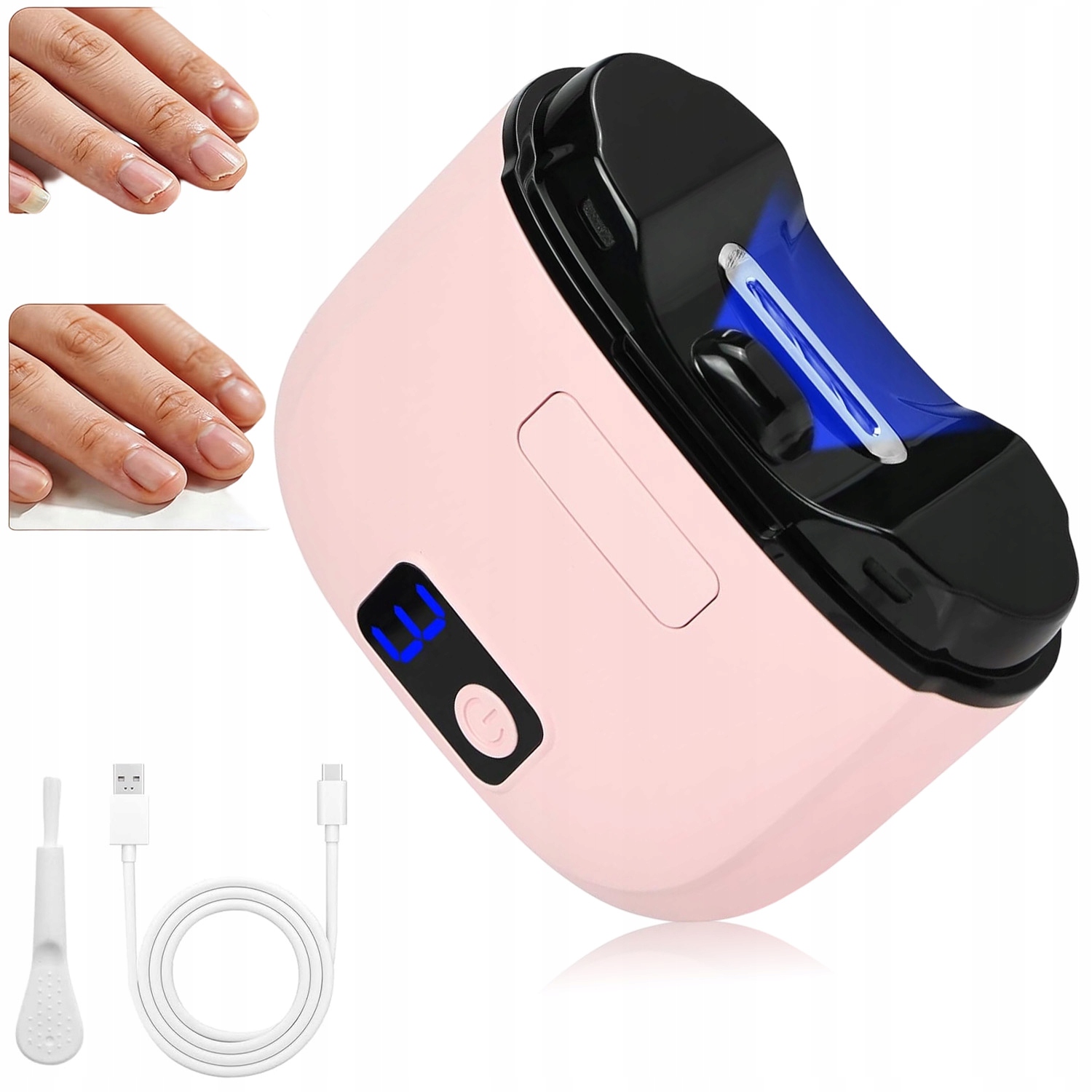 Elektrický Odstřihovač Nehtů Bruska Zastřihovač Pilník Usb