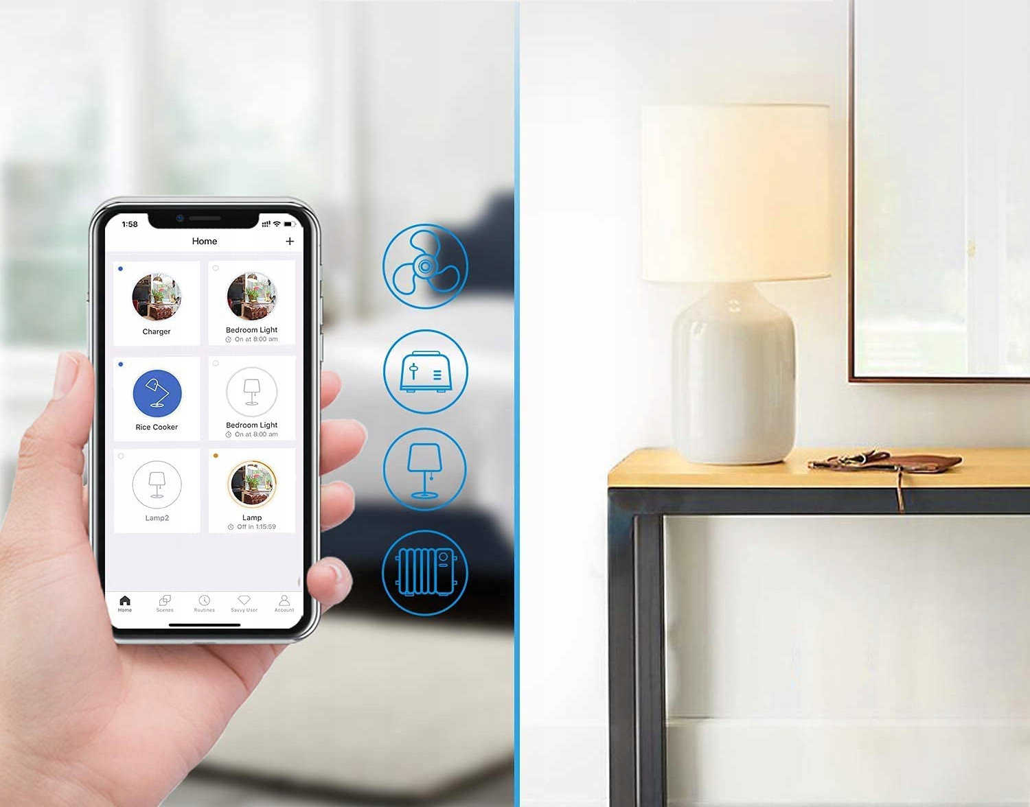 Gniazdko Meross WiFi Google Alexa Marka Meross