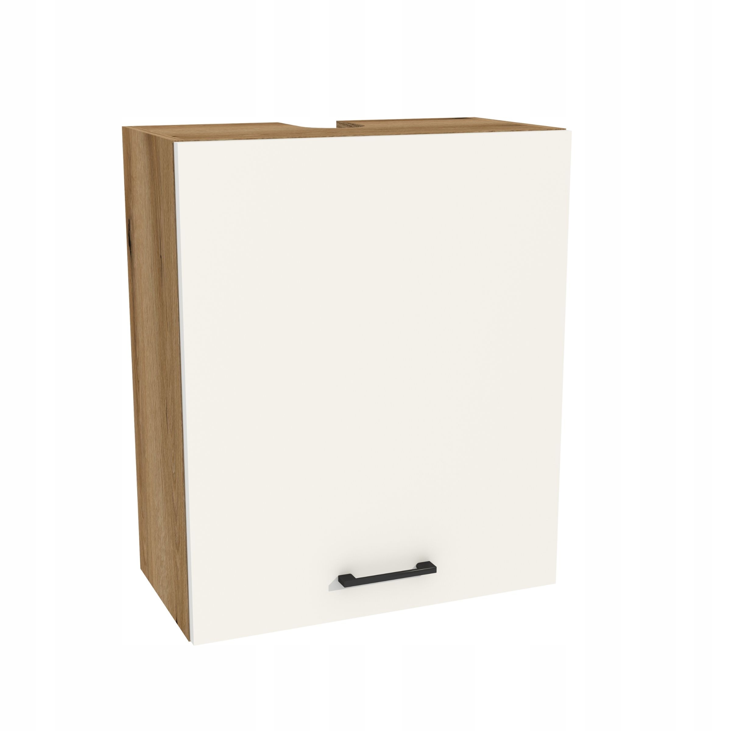 Horná kuchynská skrinka s digestorom 60/72 Capri korpus Dub Evoke front Biely Mat