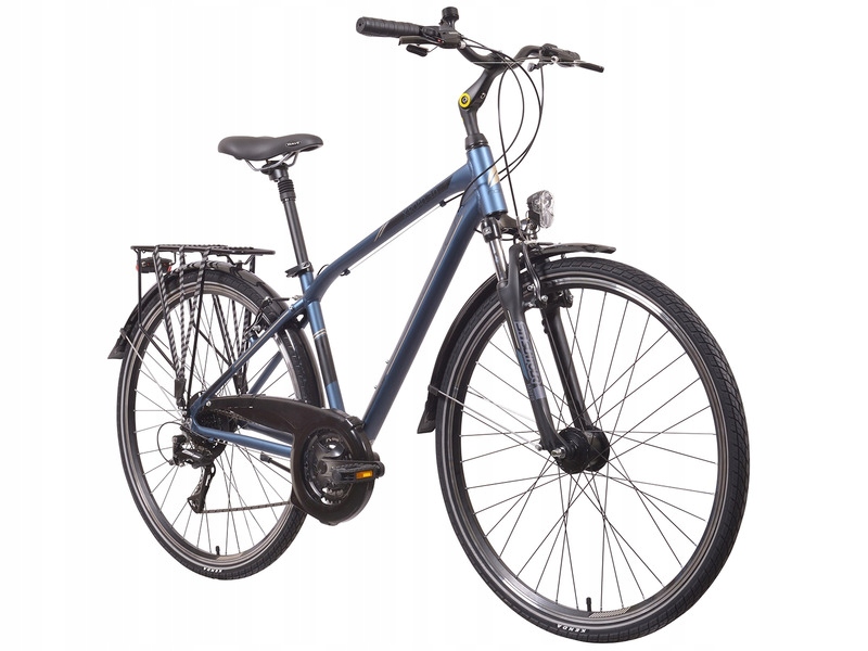 Rower trekkingowy Indiana X-Road 3.0 M23 28 cali męski Niebieski