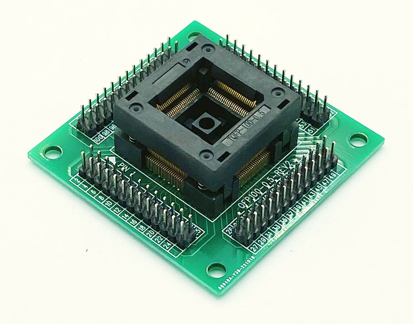 Univerzální adaptérová deska QFP100 LQFP100 0.5 Zif Pg