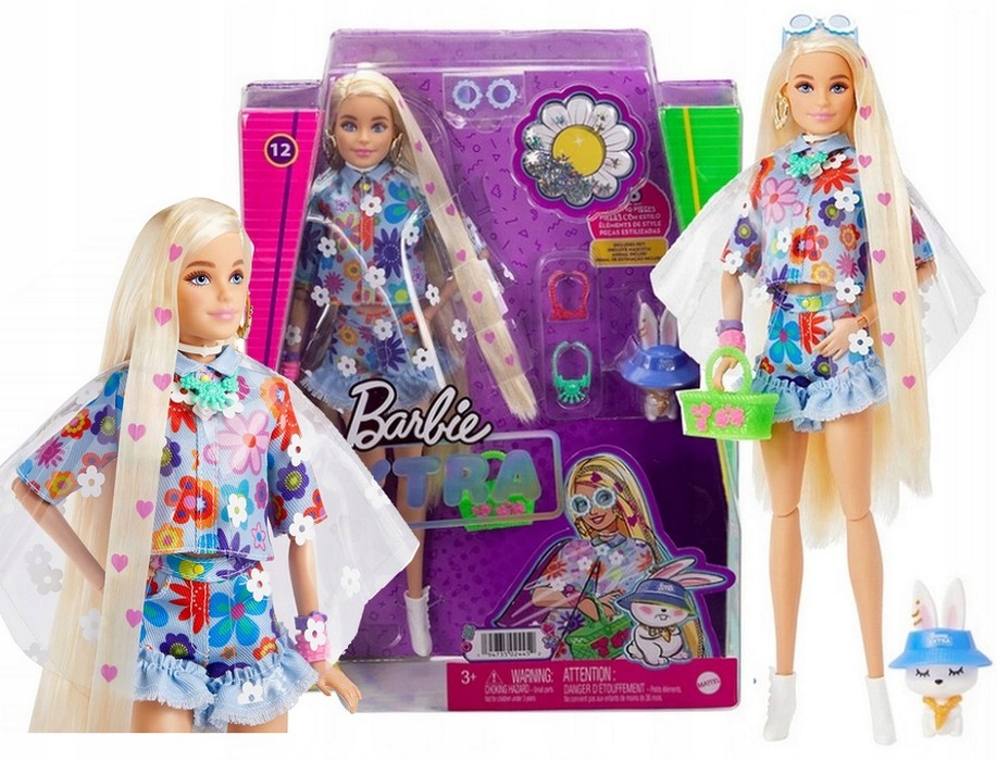 

Lalka Barbie Extra lalka króliczek akcesoria