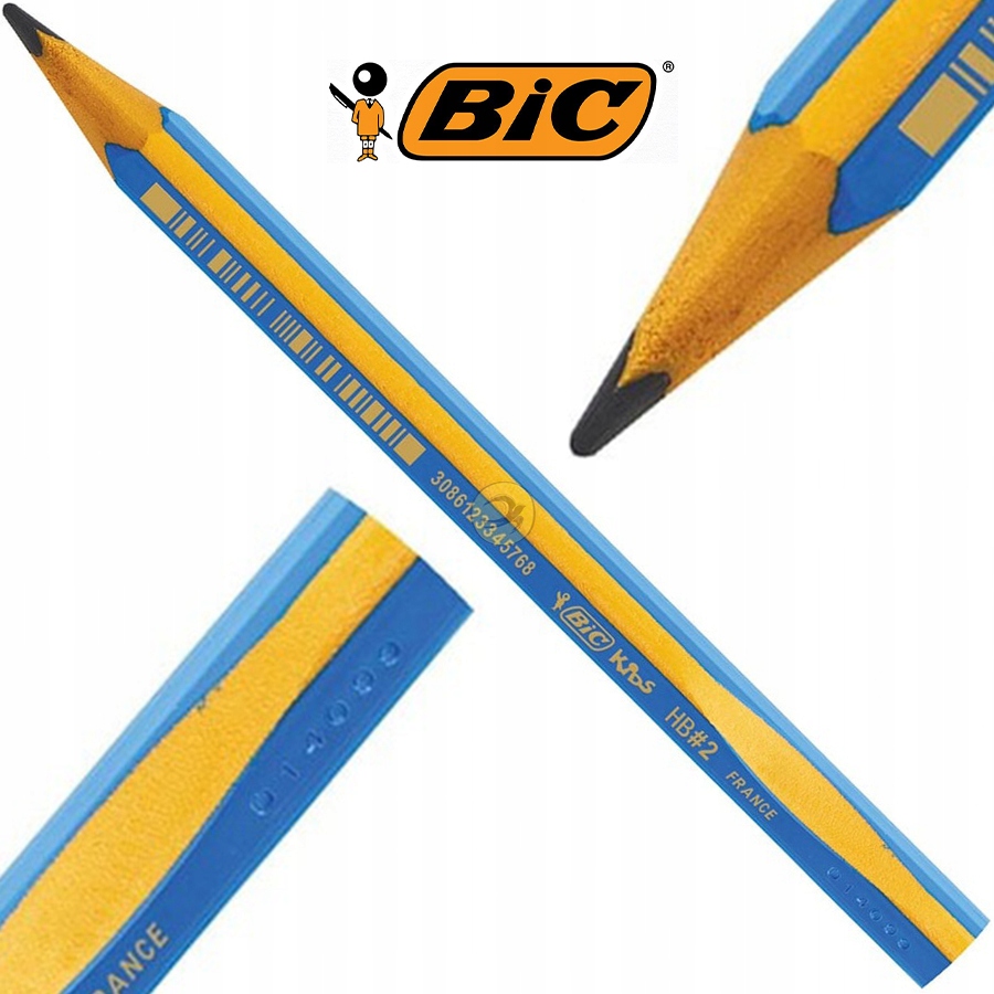 BIC OŁÓWEK GRAF.KIDS NIEBIESKI HB DO NAUKI PISANIA Twardość HB