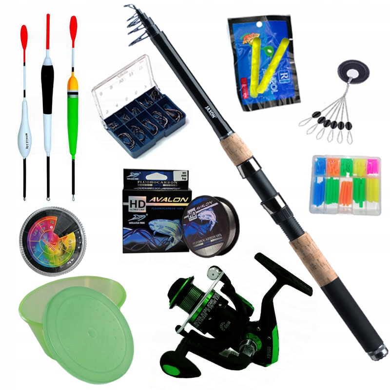 Sada prutů Jaxon 2,7 naviják Fb splávek Vlasec