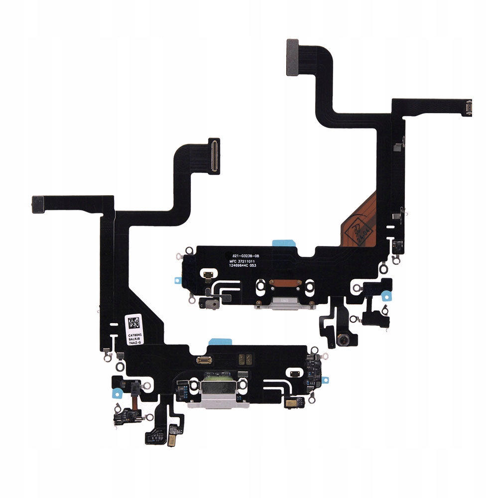 Org Złącze Ładowania Taśma Lightning IC Apple iPhone 13 Pro A2638 Srebrny