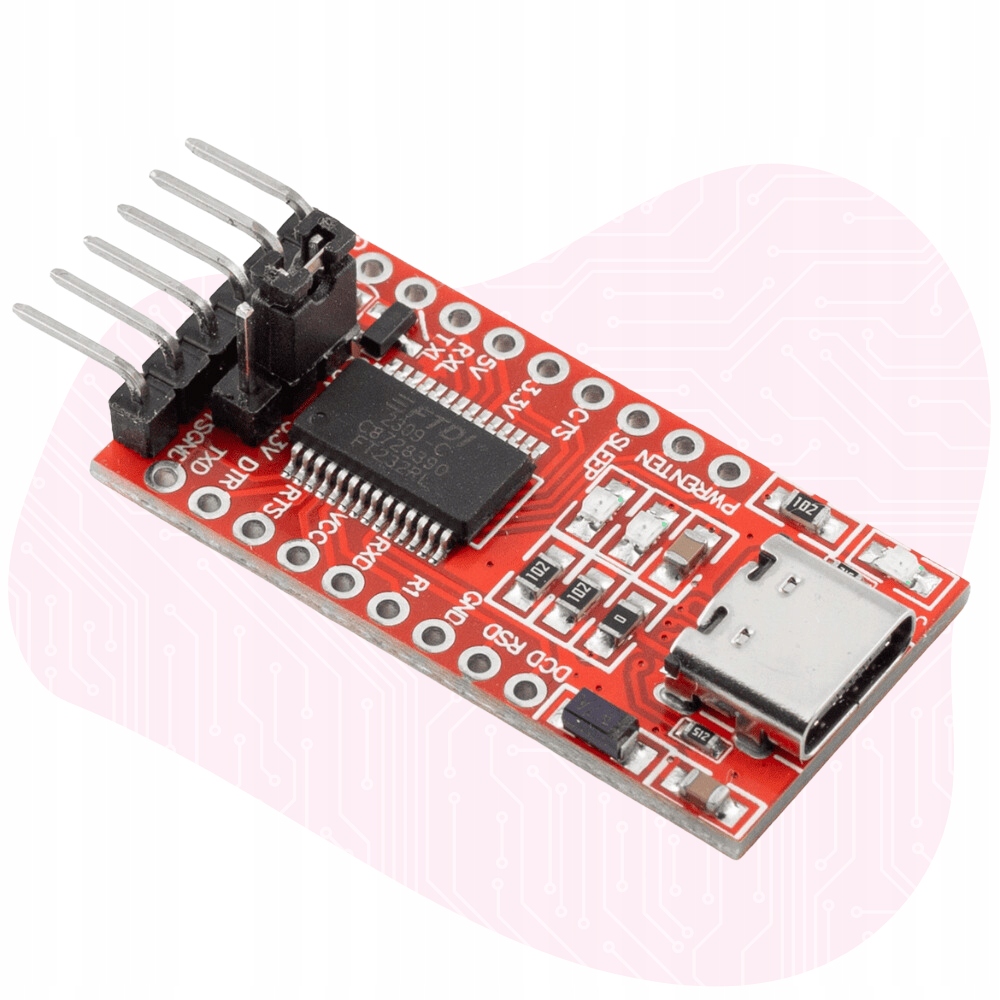 Konwerter USB UART RS232 FT232RL 5V 3,3V USB-C TTL FTDI Do Arduino Producent MSALAMON