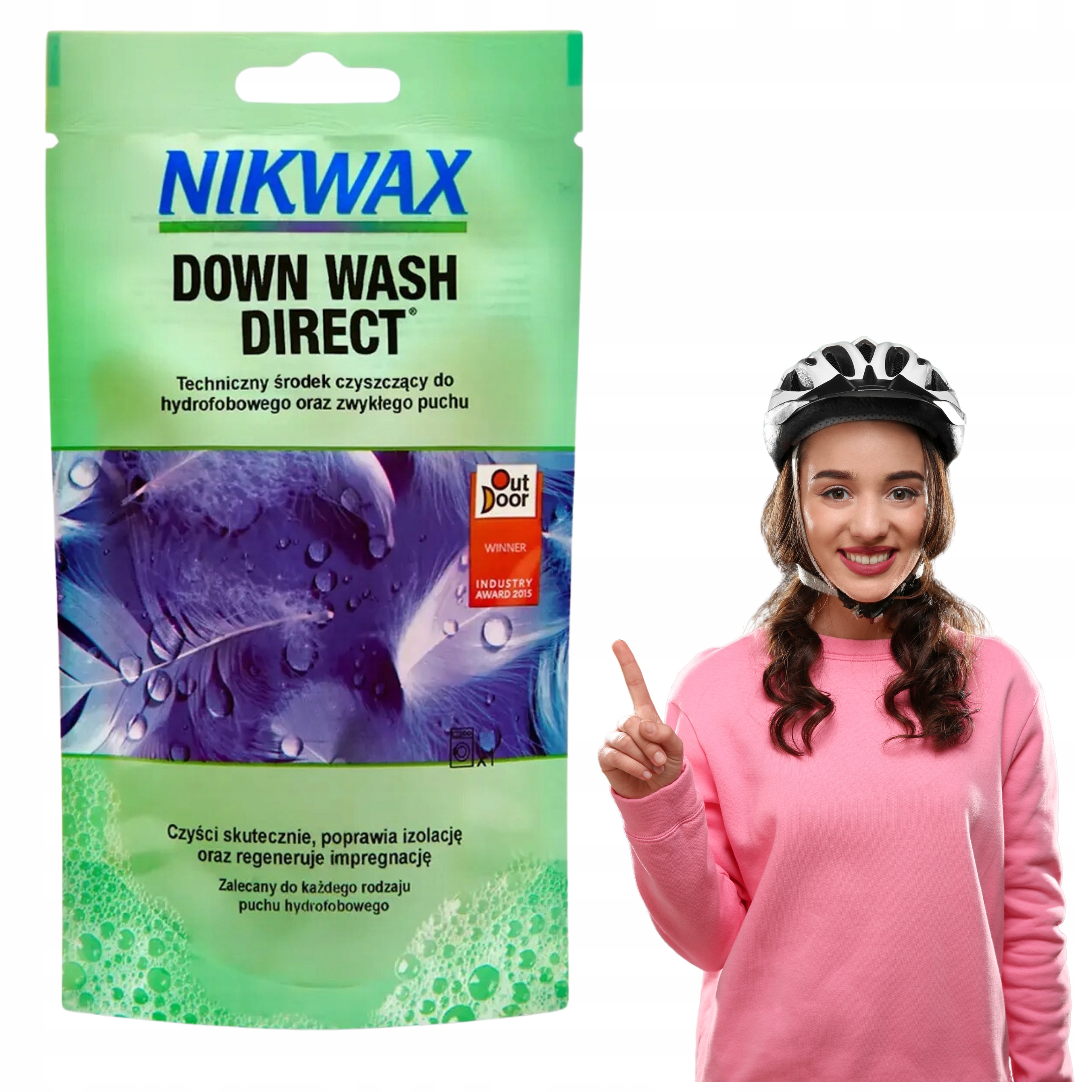 PŁYN DO PRANIA ODZIEŻY I ŚPIWORÓW 100ML NIKWAX WASH DOWN ŚRODEK CZYSZCZĄCY