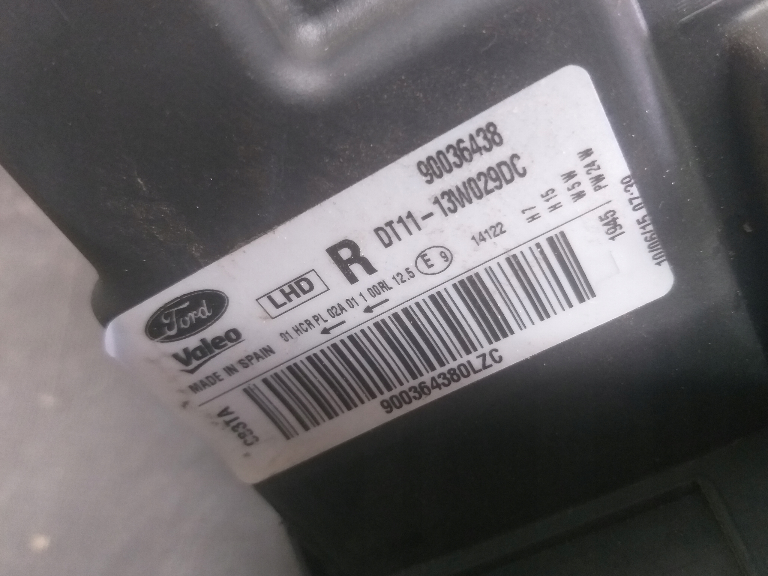 light front right FORD CONNECT MK2 DT11-13W029DC