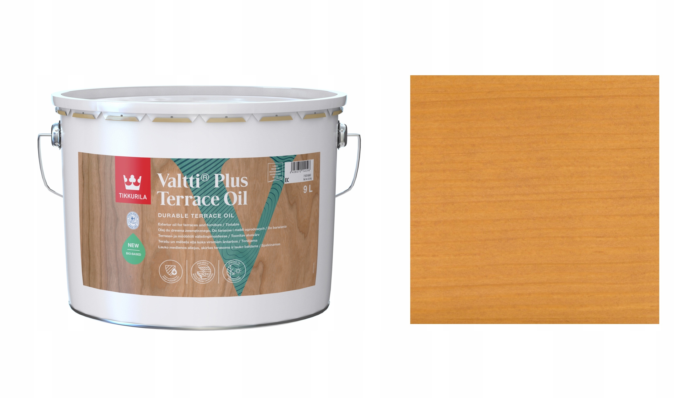 TIKKURILA VALTTI PLUS TERRACE OIL 9L 5051 PIHKA OLEJ DO TARASÓW